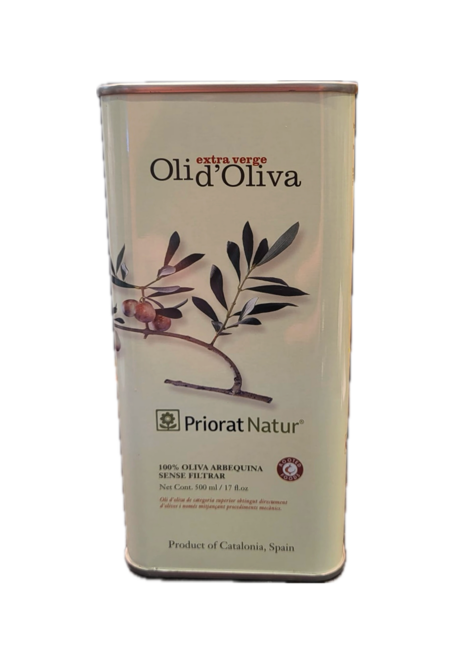 Aceite de oliva virgen extra del Priorato (500ml)